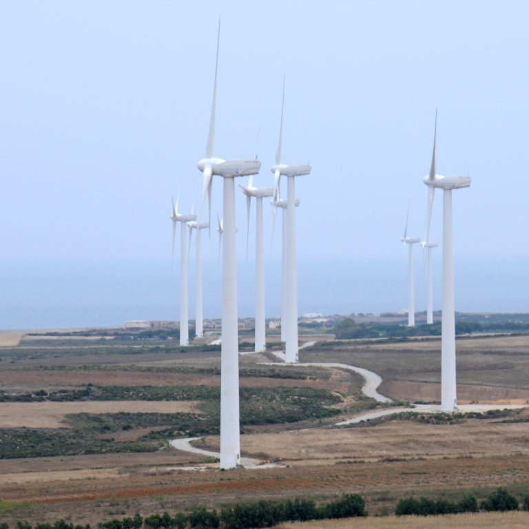 Tuulivoimaa Tunisiassa vuonna 2010.