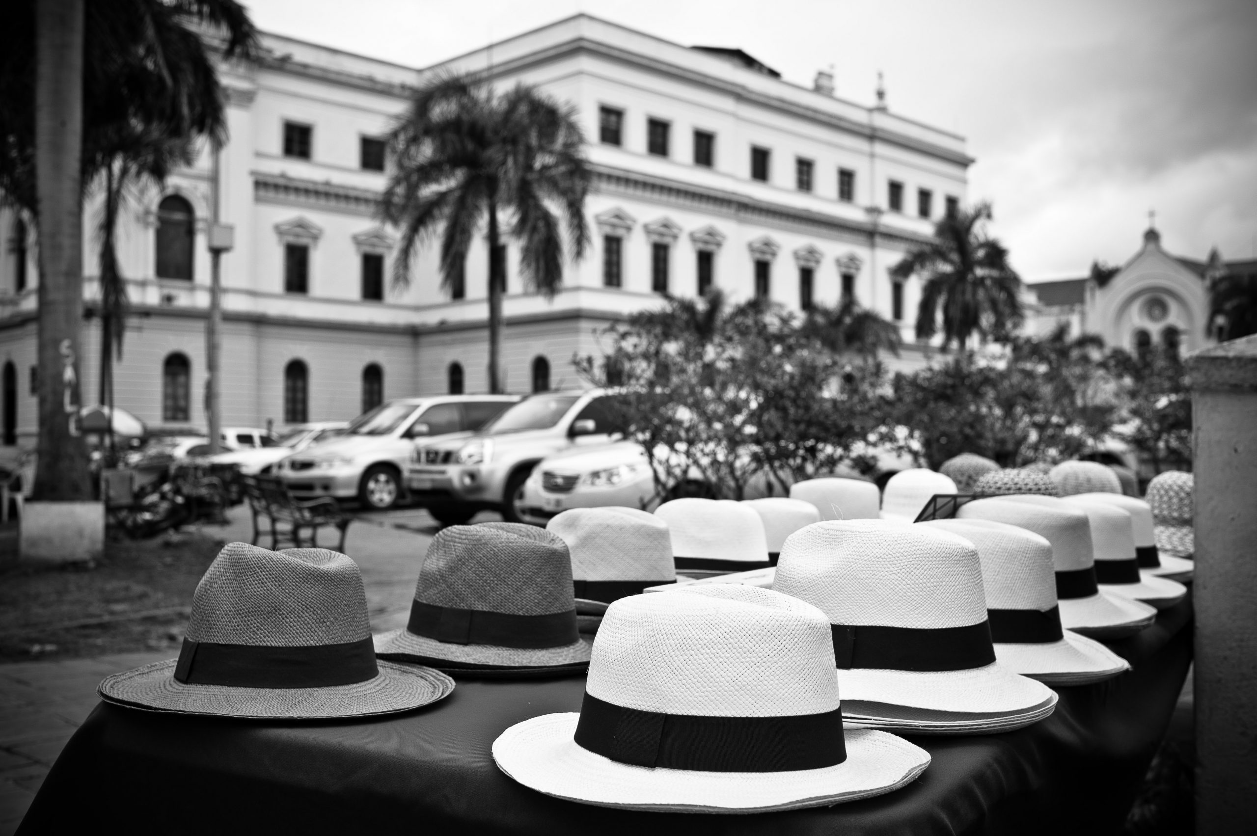 Panamahattuja Panamassa.