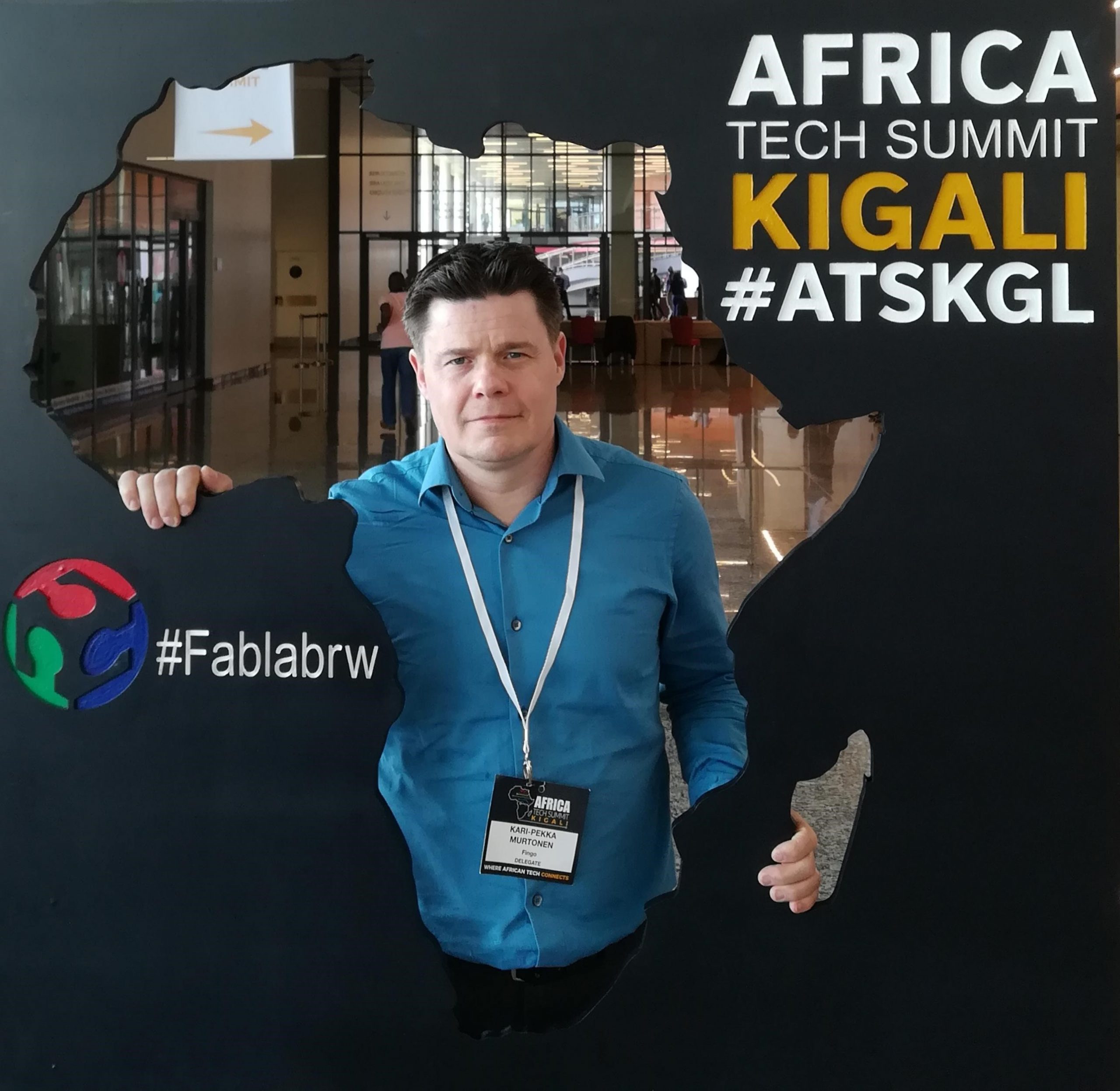 Kari-Pekka Murtonen Afrikan kartan reunustamana