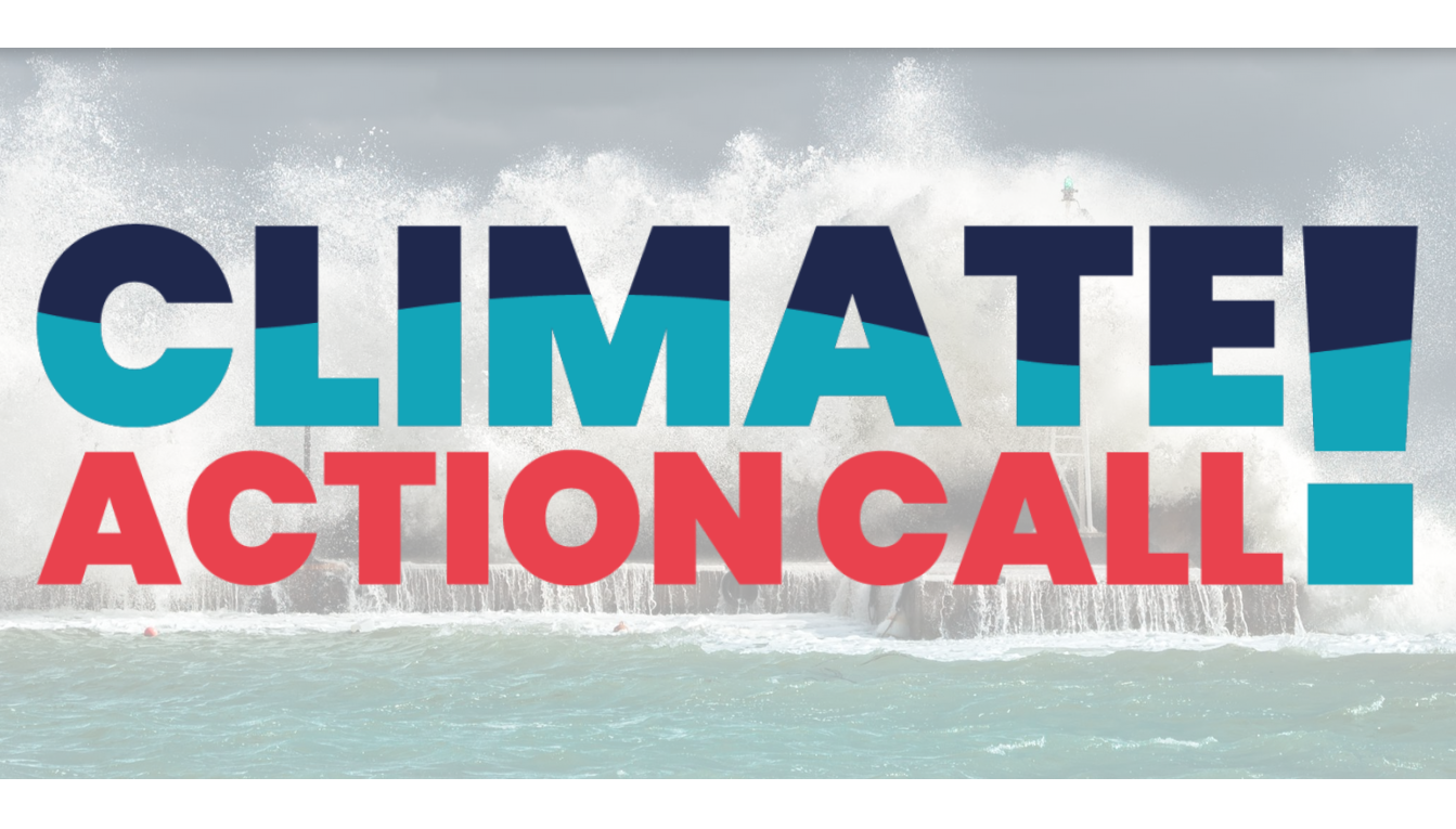englanninkielinen teksti: climate action call!