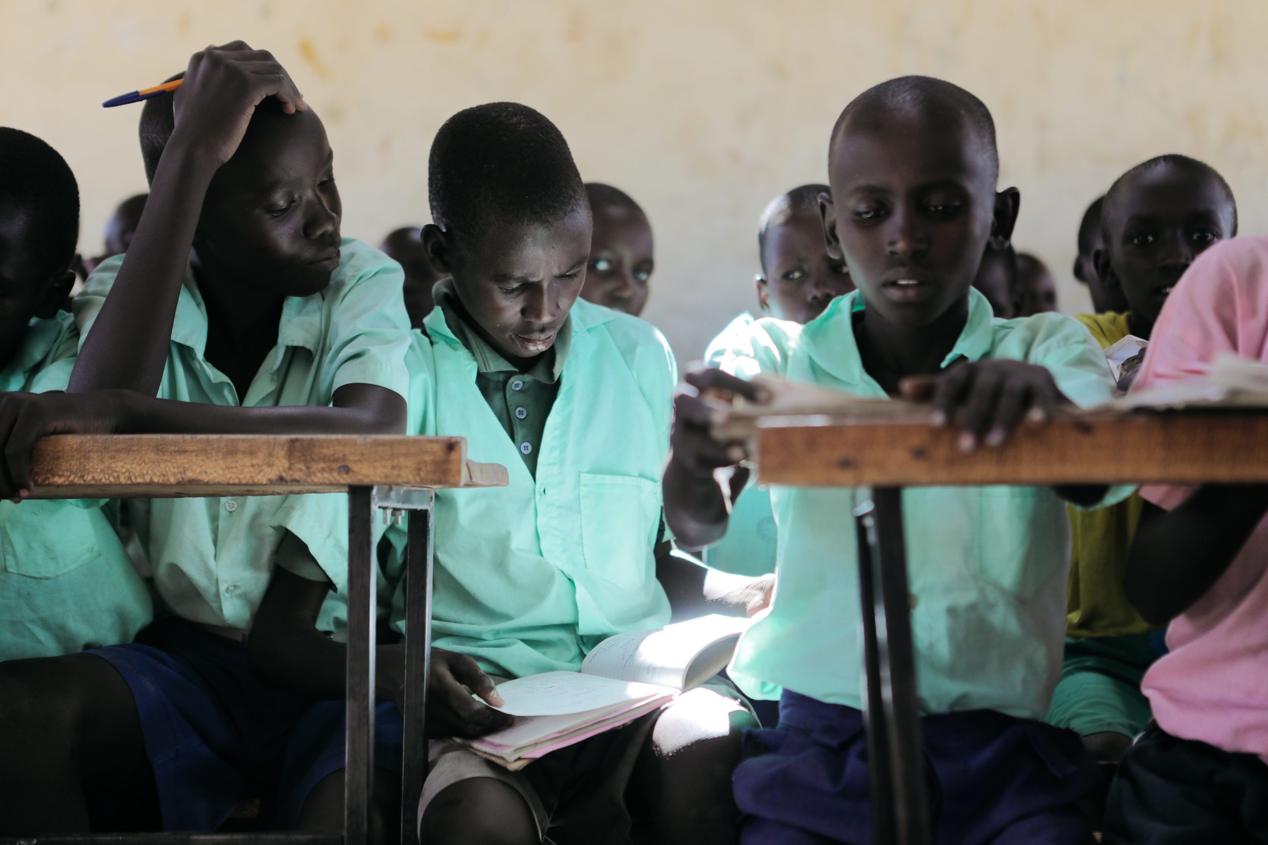 koululaisia Turkanassa
