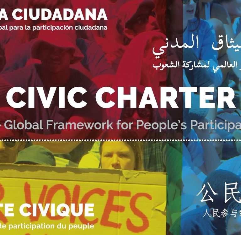Kuvassa Civic Charter -juliste