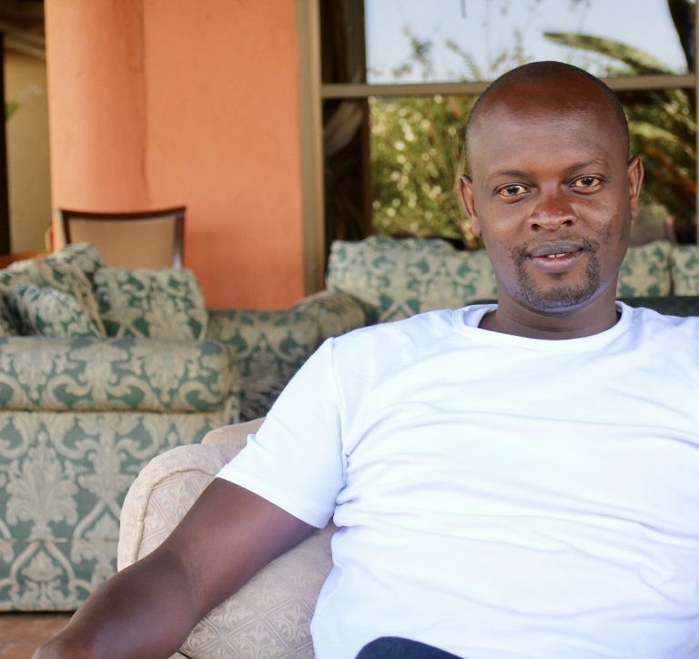 Ugandalainen ihmisoikeustaistelija Gerald Kankya.