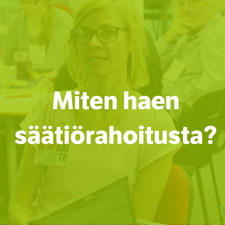 mistä haen rahoitusta