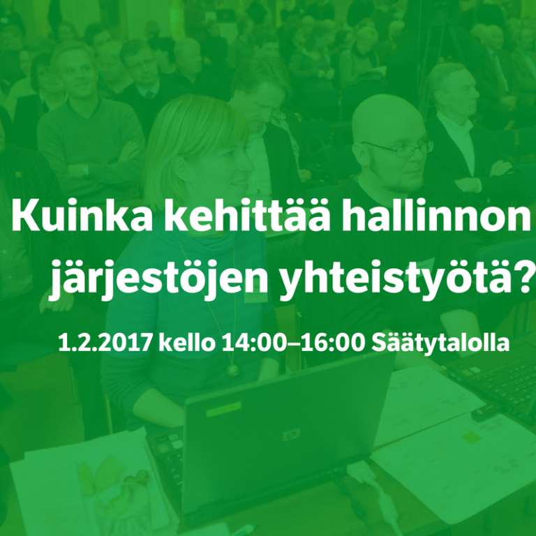 järjestötapaamiset käynnistyvät