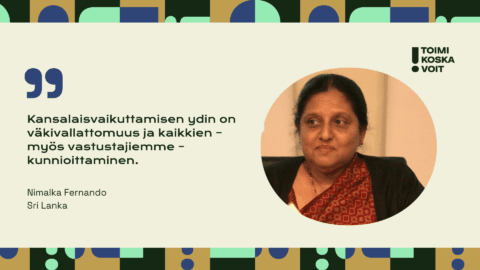 Nimalka Fernando puolustaa kaikkein syrjityimpiä Sri Lankassa