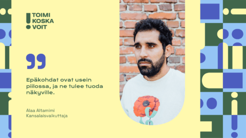 Suomalainen Alaa Altamimi edistää mielenterveyttä vahvistamalla yhteenkuuluvuutta