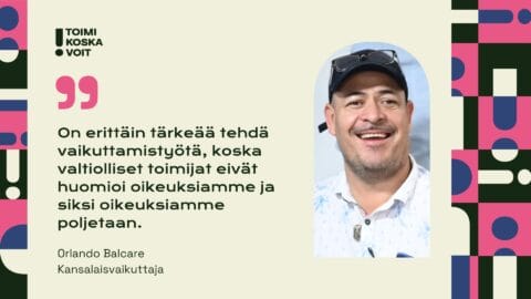 Orlando Balcare ajaa miinaonnettomuuksista selviytyneiden oikeuksia Kolumbiassa