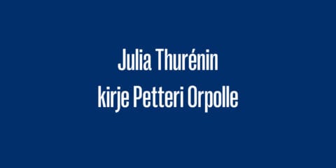 Julia Thurénin kirje