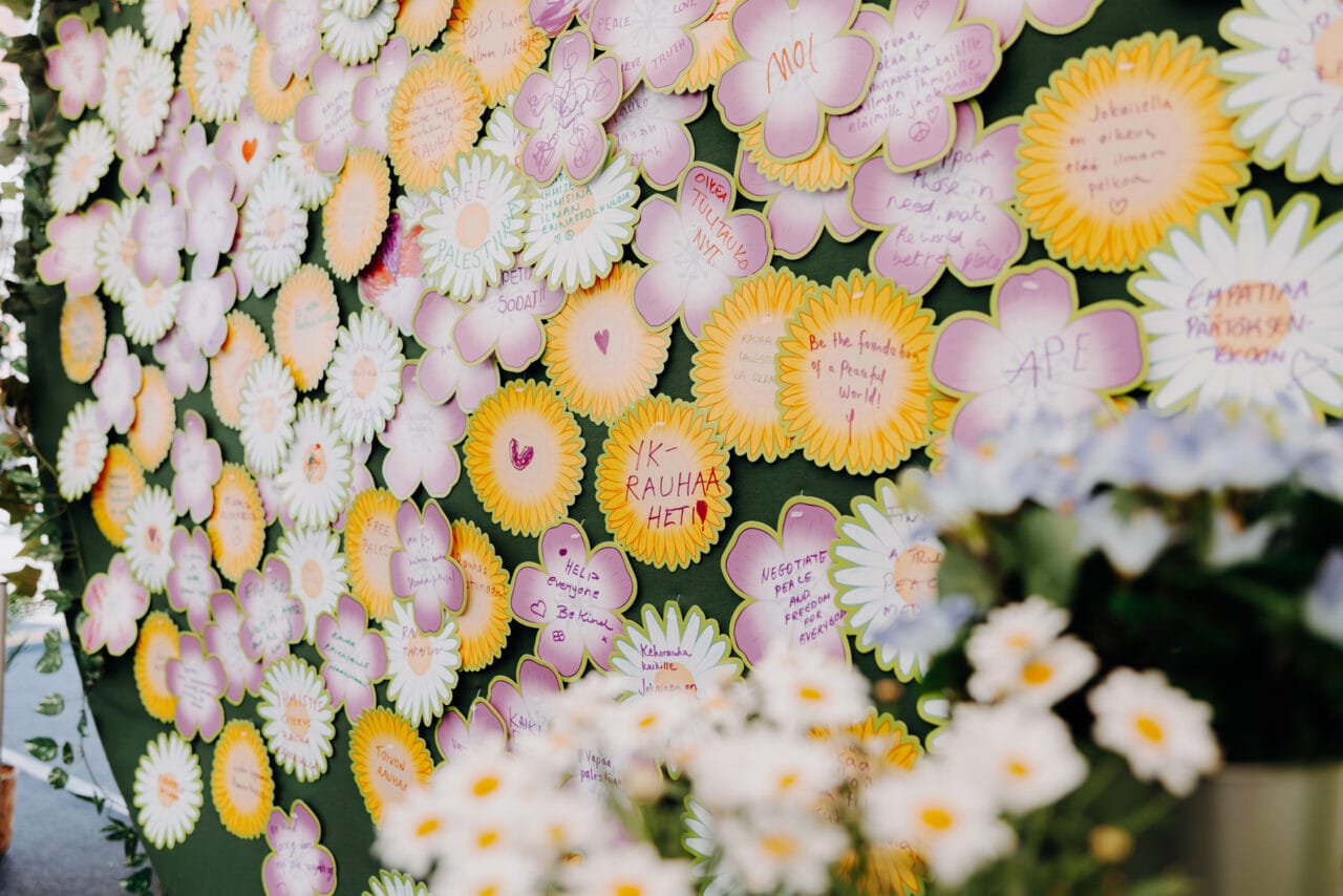 Flower wall.