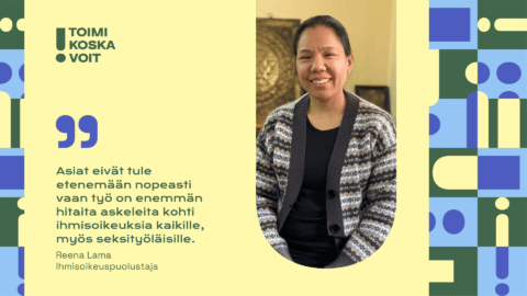 Reena Lama puolustaa rohkeasti seksityöläisten oikeuksia Nepalissa