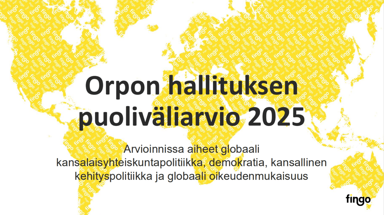 Orpon hallituksen puoliväliarvio 2025 kansilehti.