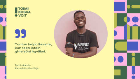 Teri Lukando haluaa vaikuttaa teatterin avulla  