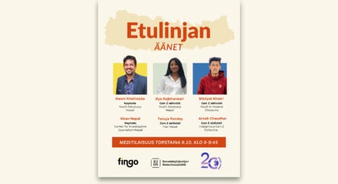 Kutsu mediatilaisuuteen: Etulinjan äänet – Nuoret, media ja uusi Nepal