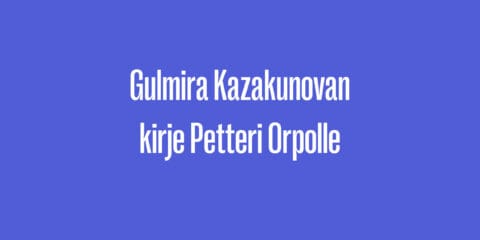Gulmira Kazakunovan kirje