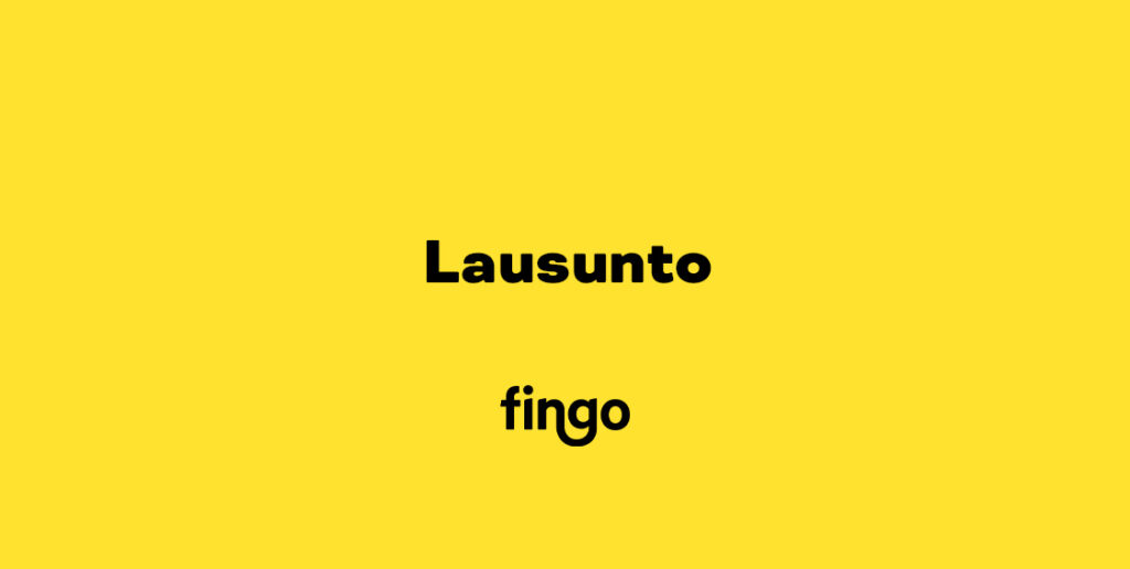 Lausunto-kuvake, jossa Fingon logo.