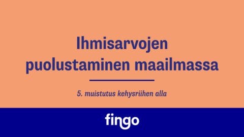 Ihmisarvojen puolustaminen